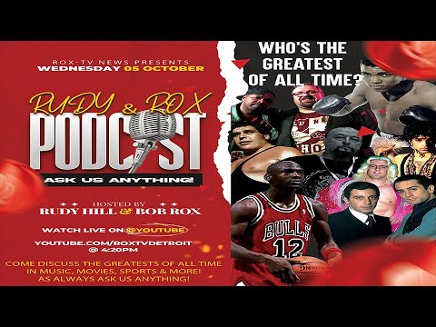 THE GOATS – ASK US ANYTHING W/ RUDY & ROX –  LIVE PODCAST