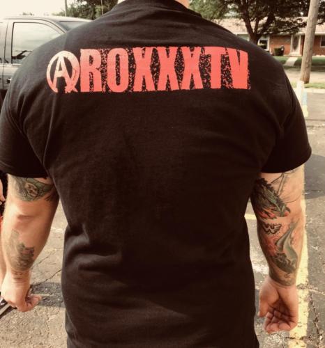 RoxxxTv Logo T-Shirt - back
